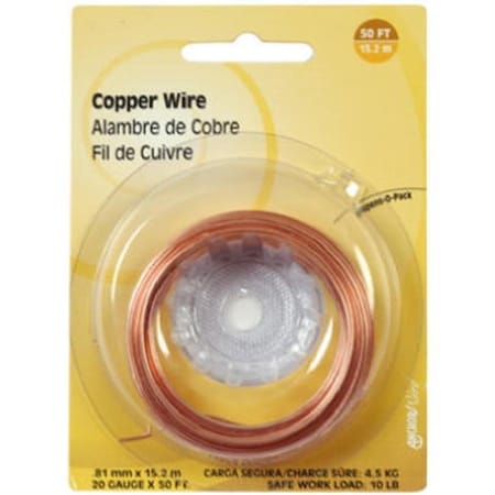 Hillman Hardware, 123128 50 ft. 20 Gauge, Copper Wire 156539